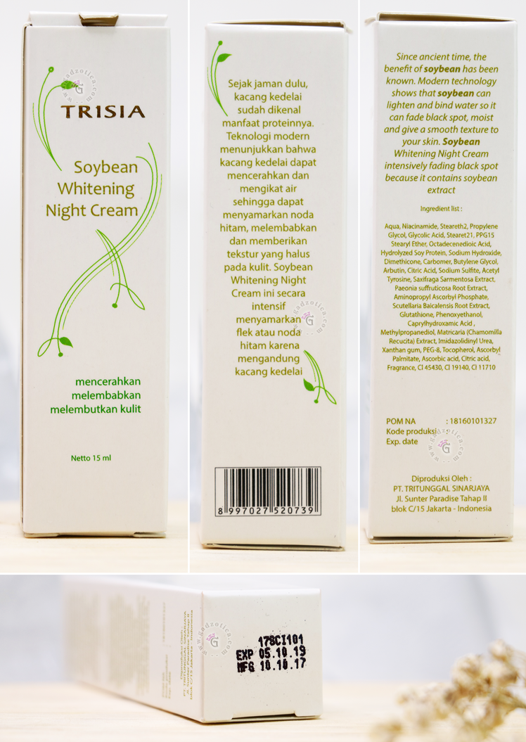 Trisia Soybean Night Cream