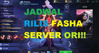 Jadwal Rilis Hero Fasha Mobile Legends