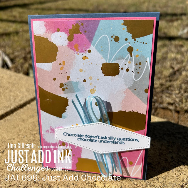 scissorspapercard, Just Add Ink, The Rabbit Hole Designs Sassy Sentiments, Stampin' Up! Abstract Beauty SDSP, Nested Essentials Dies