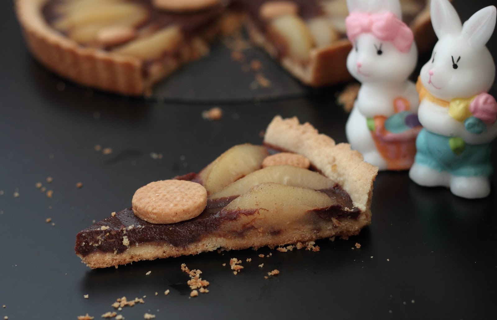 Tarte Soleil Poires Chocolat