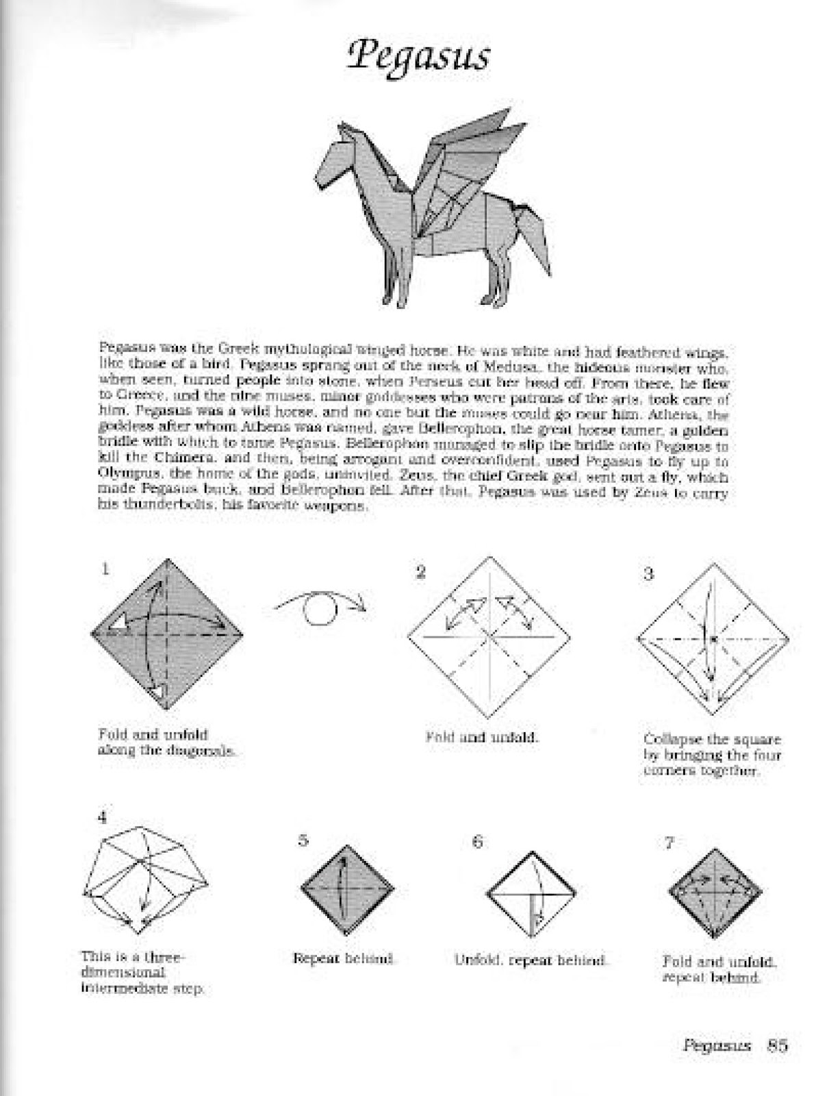 Gambar Berbagai Jenis Origami  Binatang  Kerajinan  Tangan 