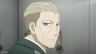 スパイファミリーアニメ 2期10話 中尉 SPY x FAMILY Episode 35