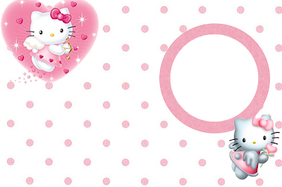 Hello Kitty Angel: Invitaciones, Imprimibles, Etiquetas para Candy Bar e Imágenes para Imprimir Gratis. 