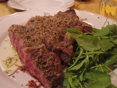 San Miniato, Osteria L'upupa, tagliata di manzo white truffle