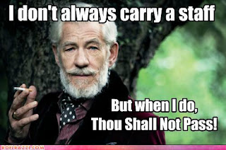 i dont always carry a staff