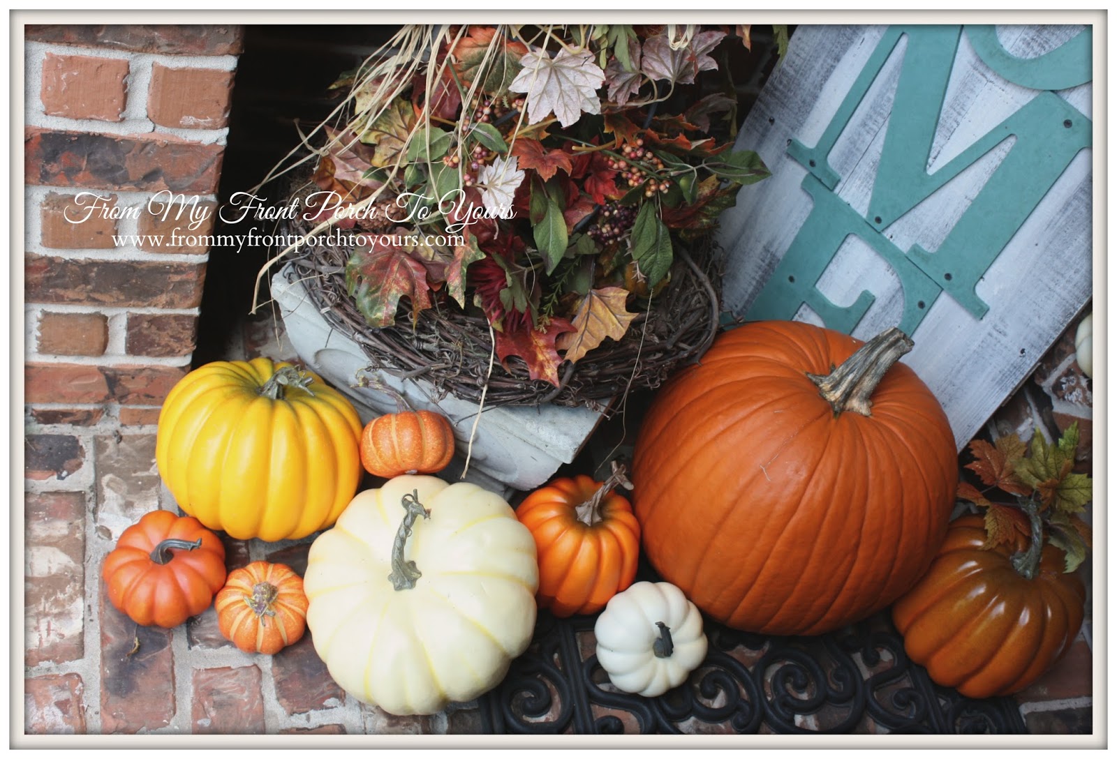 From My Front Porch To Yours- Falling For Fall Porch Party- Pumpkins