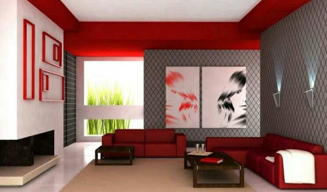 Desain Wallpaper Ruang Tamu Elegan