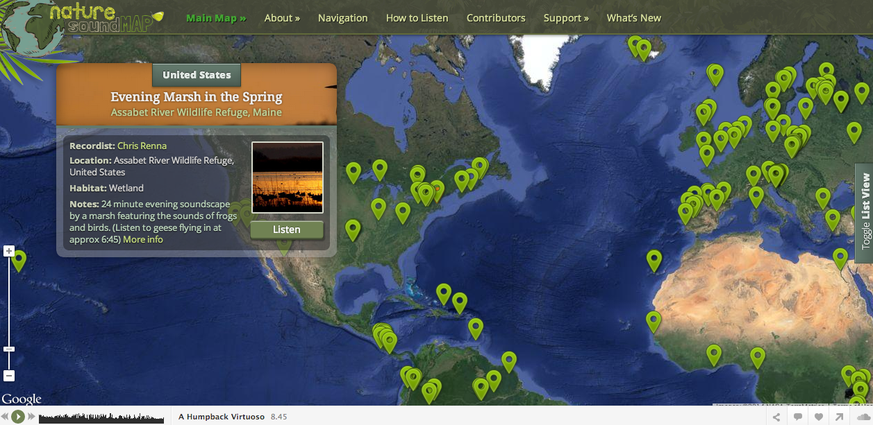 http://www.naturesoundmap.com/