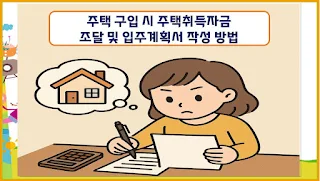 주택 구입 시 주택취득자금 조달 및 입주계획서 작성 방법