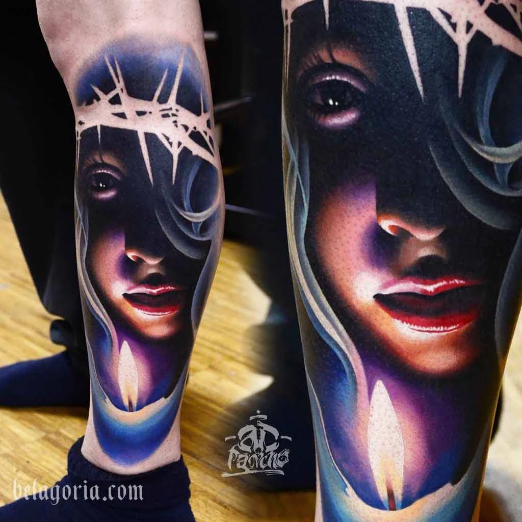 imagen de un tatuaje artistico espectacular