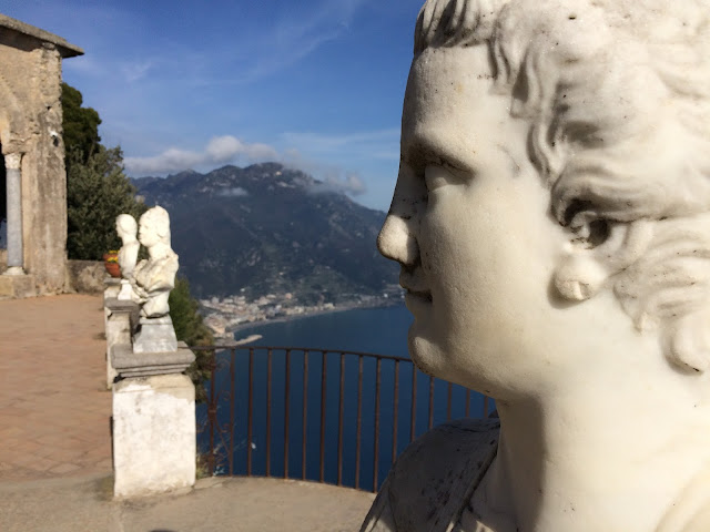 Statues on the Terrace of Infinity, Ravello; Amalfi Coast