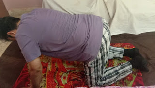 Balasana or Child Pose for Stress and Anxiety