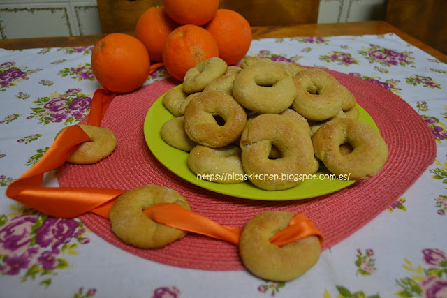 ROSCOS DE NARANJA, (al horno)