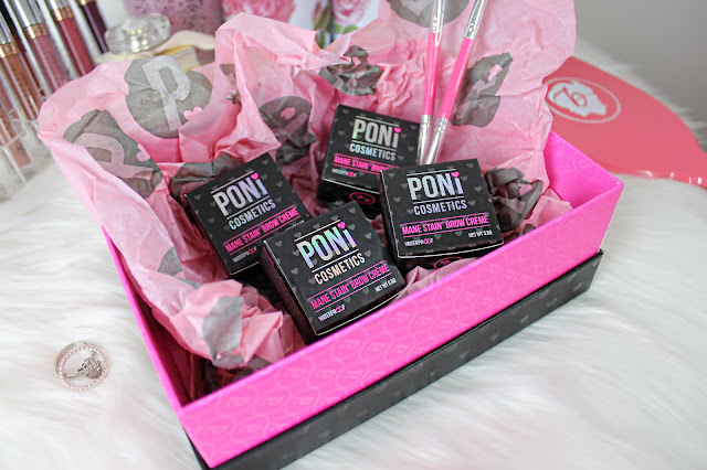 poni cosmetics, review, mane stain, brows, brow pomade