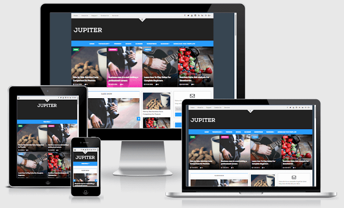 Jupiter - Responsive Magazine Blogger template