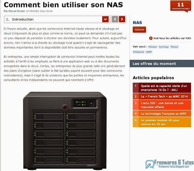 Le site du jour : Comment bien utiliser son NAS