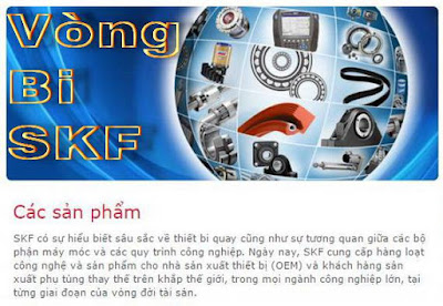 Bảng tra cứu vòng bi SKF