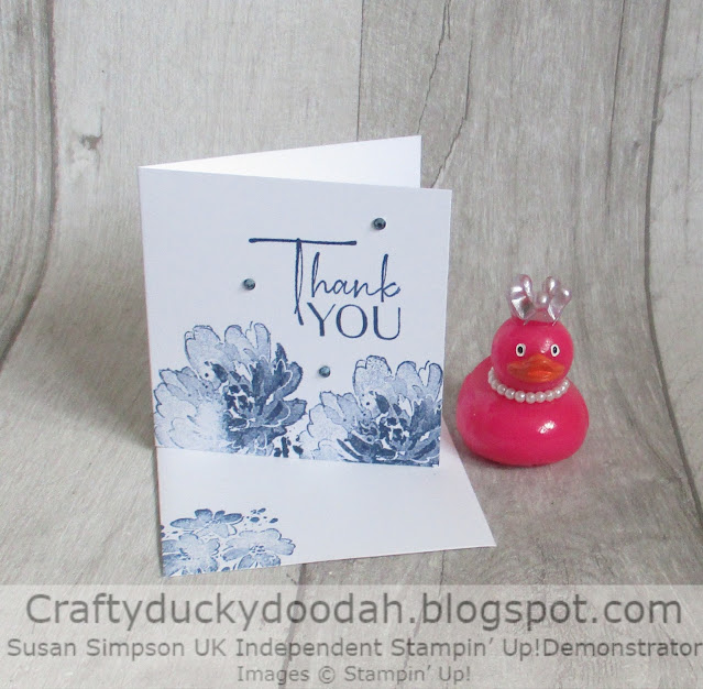 Craftyduckydoodah, Stampin' Up, Flowing Flowers, Stampers Showcase Blog Hop,