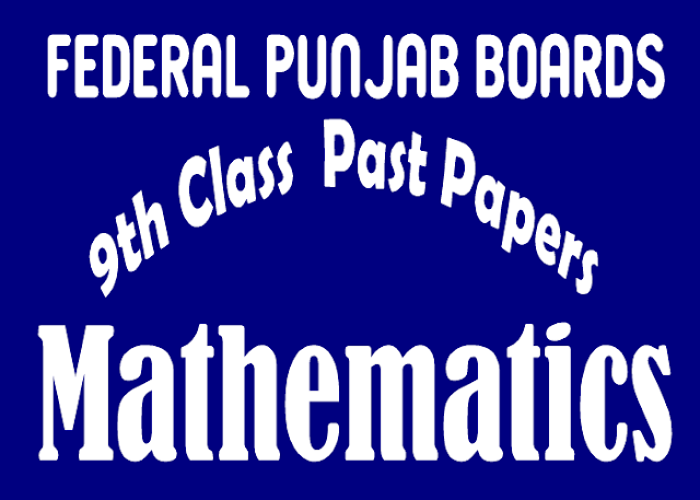 Past Papers Mathematics