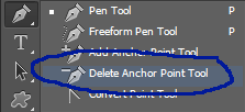 Delete Anchor Point