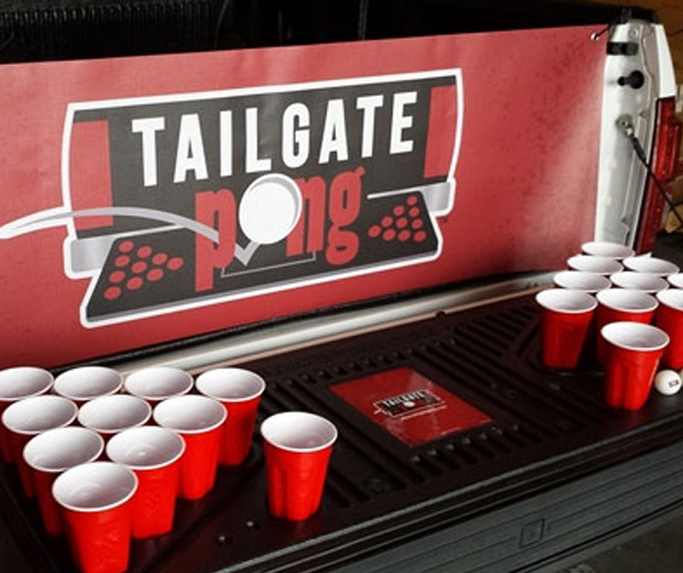 Truck Bed Beer Pong Table