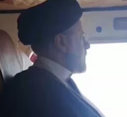 There is a video of the Iranian President in the helicopter just before it crashes