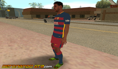 GTA SA - Skin Messi do Barcelona 2016