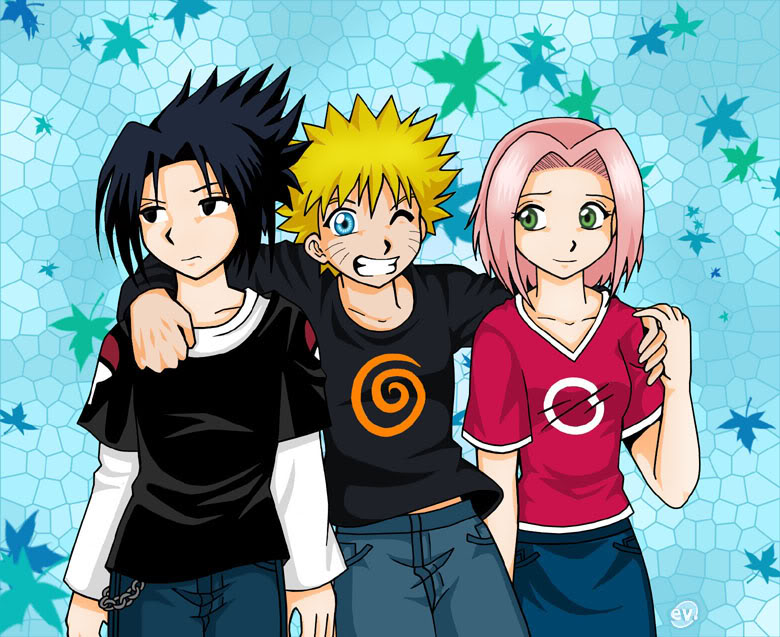  Gambar  Naruto Sasuke  dan Sakura Tim 7 Gambar  Kata Kata 