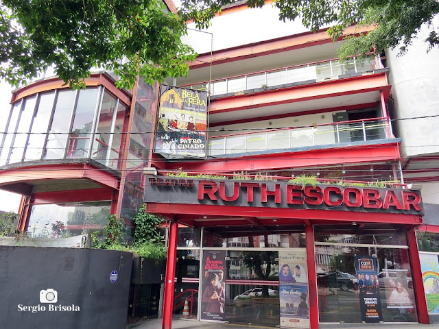 Vista da fachada do Teatro Ruth Escobar - Bela Vista - São Paulo