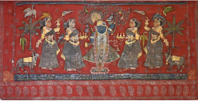 Unveiling Lord Shrinathji's narrative through the lens of Pichwai's intricate artistry