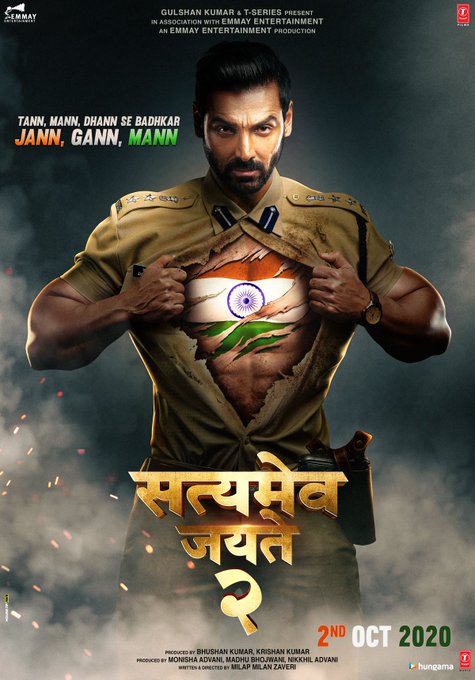 John Abraham's Satyameva Jayate 2 2020 Bollywood Movie First Look Poster.