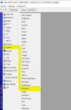 Cara Membuat Jadwal Mikrotik Restart dengan sendiri nya