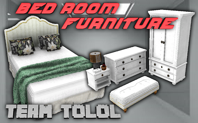 Bed Room Furniture v3 | Minecraft Addon