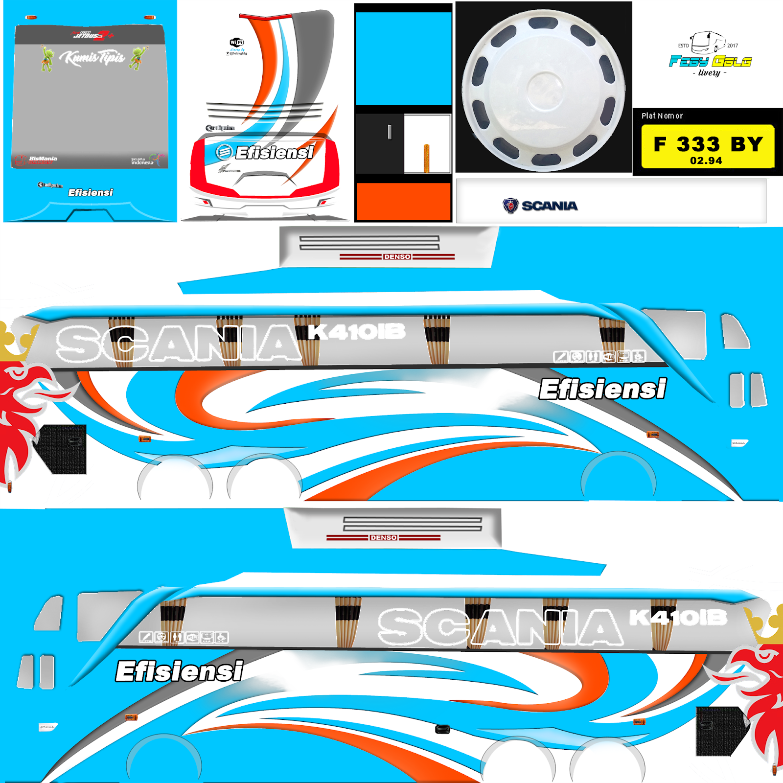 87 Livery BUSSID HD SHD Jernih Koleksi Pilihan Part 2 