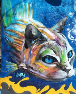 cat graffiti animal