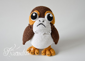 Krawka: PORG from new star wars movie crochet pattern by Krawka