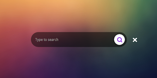 css3 animated search box