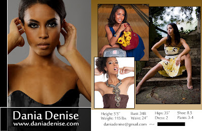 New Dania Denise Comp Card Designs