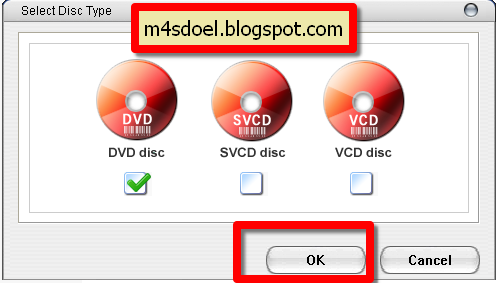 Cara Membuat Kaset DVD/VCD Untuk di Putar di DVD/VCD Player