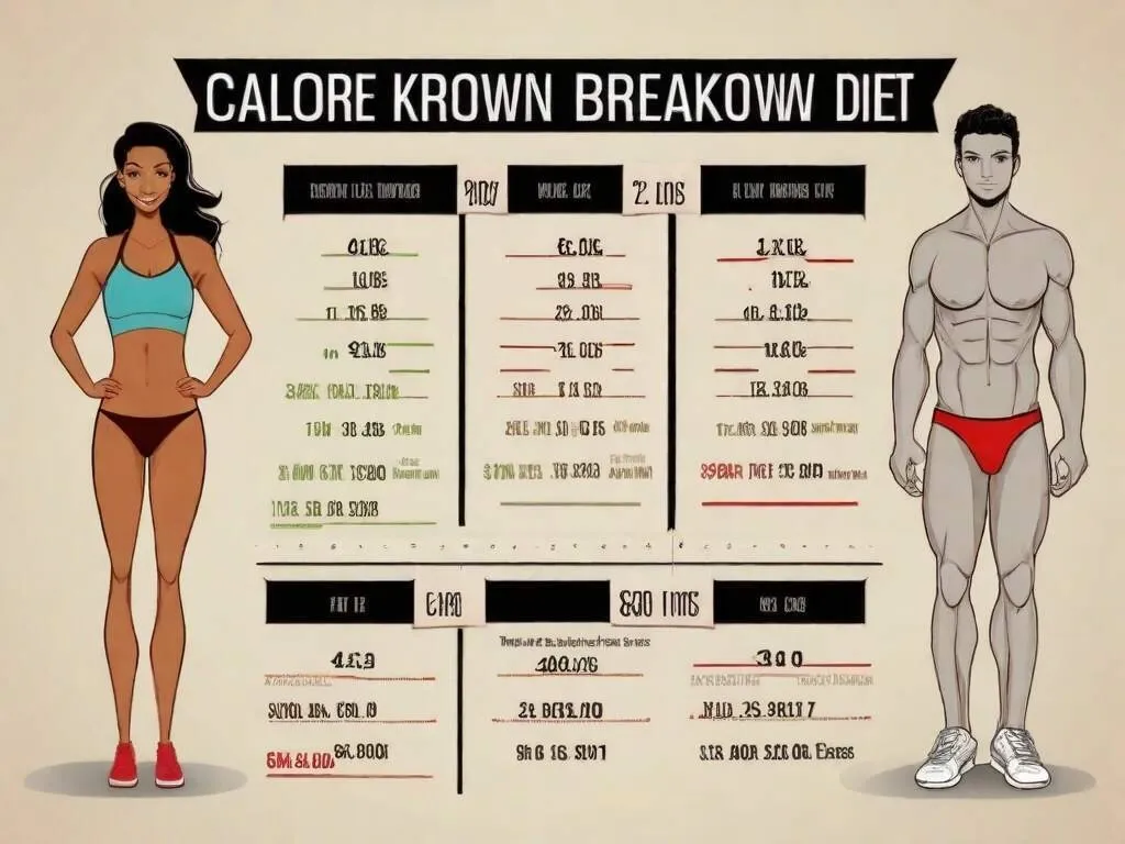 Calorie Breakdown - Body Fat Reduction Diet