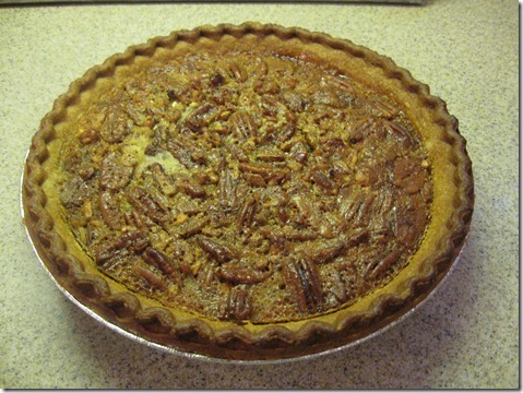 ham and potato soup and pecan pie 004