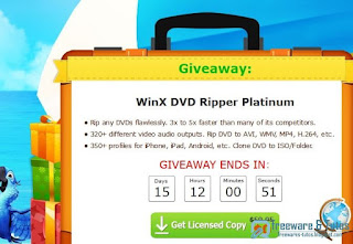 Giveaway WinX DVD Ripper Platinum gratuit pendant 15 jours !