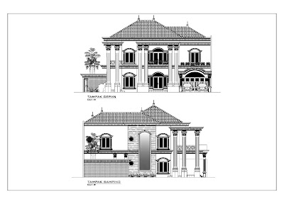 Tampak Rumah Klasik 1