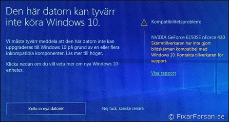 Nvidia-Problem-Windows-10-Uppgradering