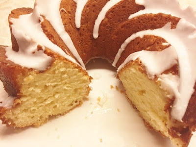 Sliced Satsuma and Yoghurt Bundt Cake