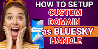 How to change Bluesky handle to domain