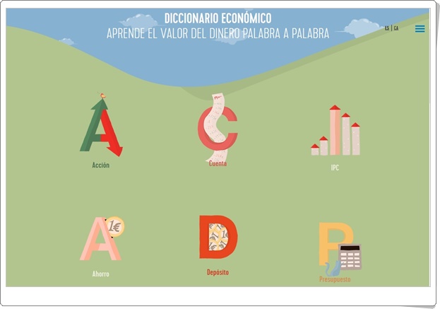 "Diccionario económico" (Aplicación interactiva)