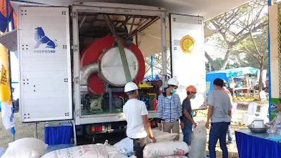Charoen Pokphand Perkenalkan Mobil Pengering Jagung