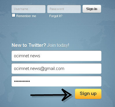 Twitter Login Sign Up