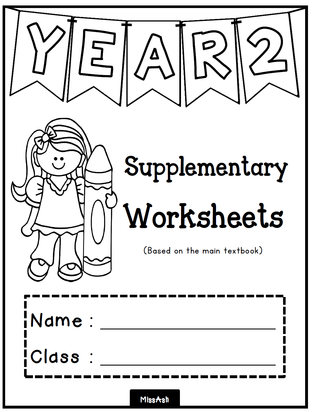 ash the teacher year 2 supplementary worksheets unit 5 9